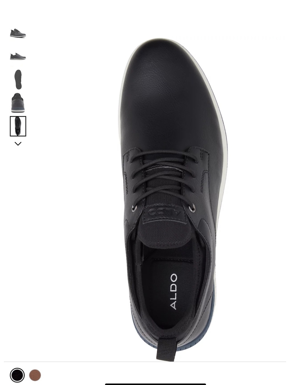 New ALDO Men's Colby Derby black dress shoes Size 13m